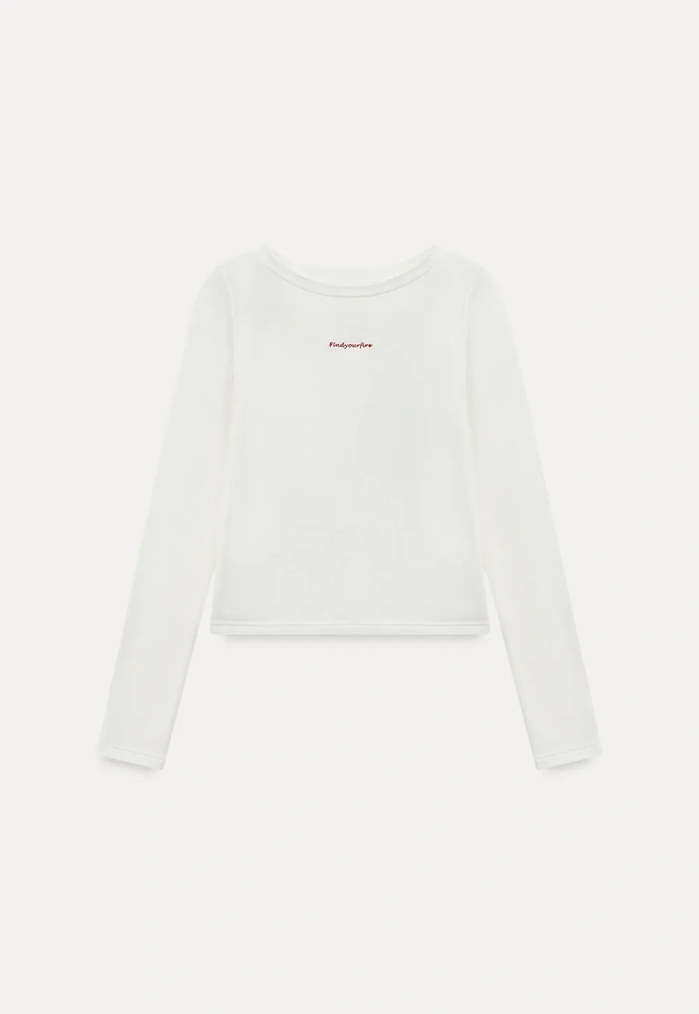 Trendy White Long Sleeve Tee