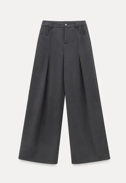 Elegant Wide Leg Trousers for Women Office Wear