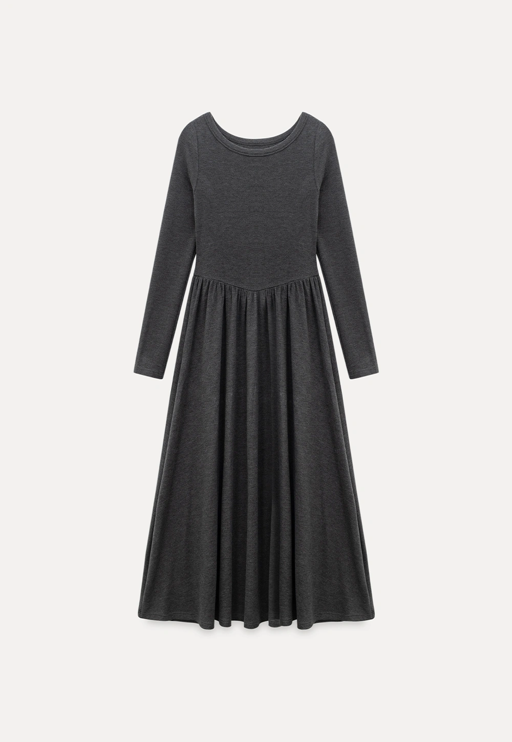 Women Knit Turtleneck Shawl and Long Sleeve Dress