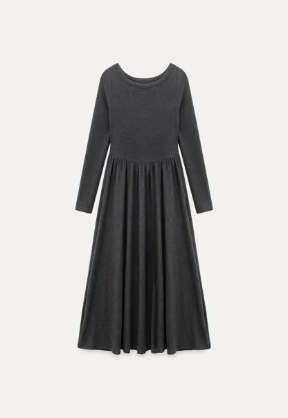Women Knit Turtleneck Shawl and Long Sleeve Dress