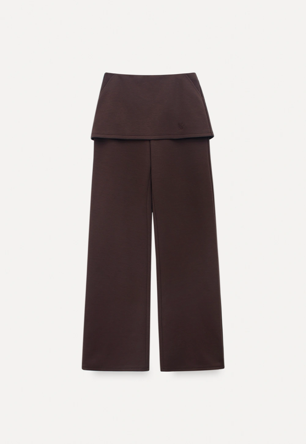 Women High Waist Wide Leg Skirted Lounge Pants