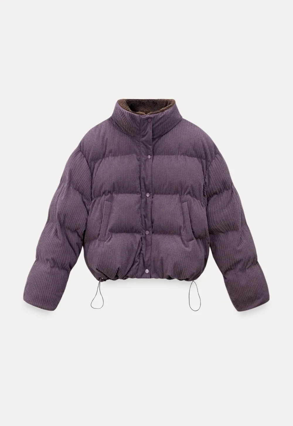 Cozy Corduroy Thick Winter Cotton Coat for Women