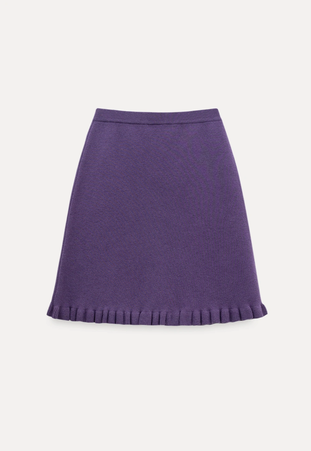 Elegant A-Line Knitted Skirt