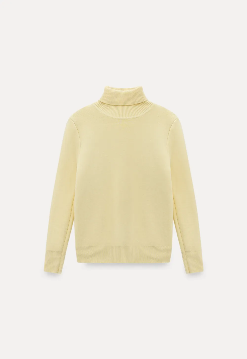 Soft Ribbed Turtleneck Sweater