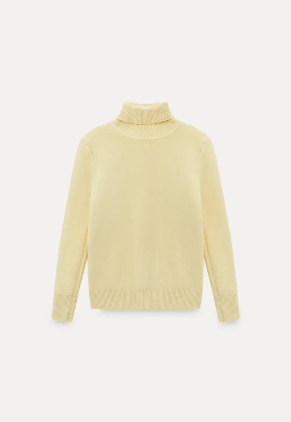 Soft Ribbed Turtleneck Sweater