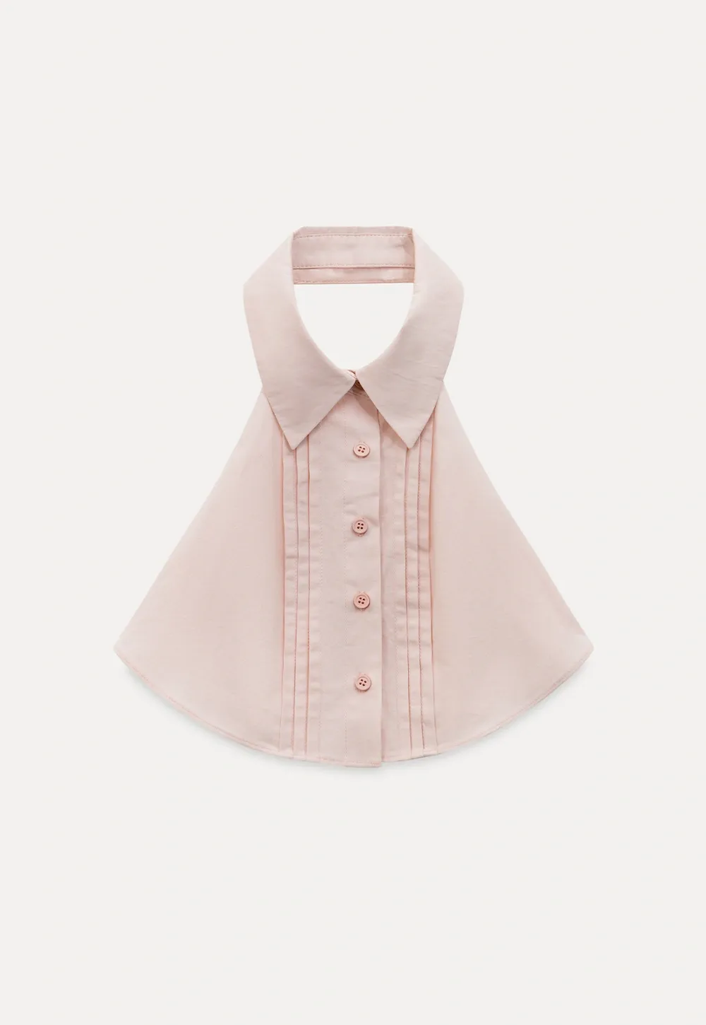 Casual Halter Short Vest with Line-Textured Collar