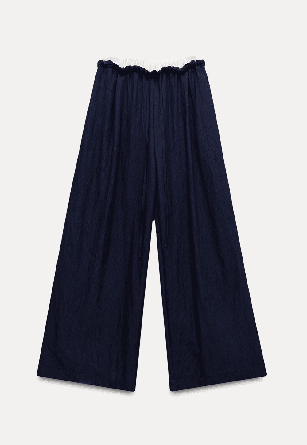 Relaxed Fit Crinkle Pants