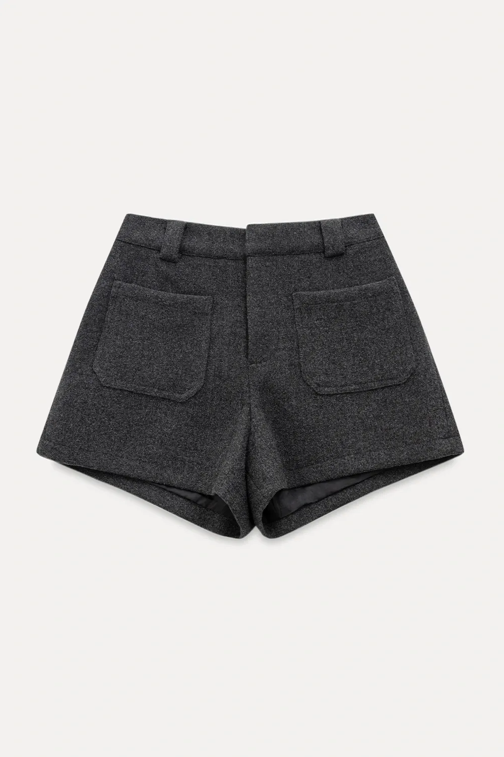 Cozy Wool Shorts with Big Pockets
