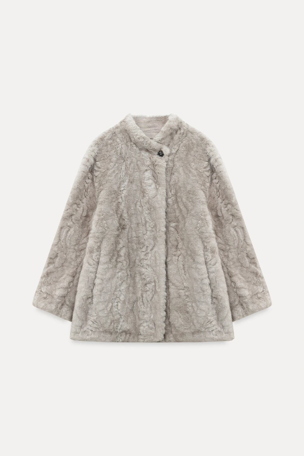 Chic Faux Fur Leather Jacket