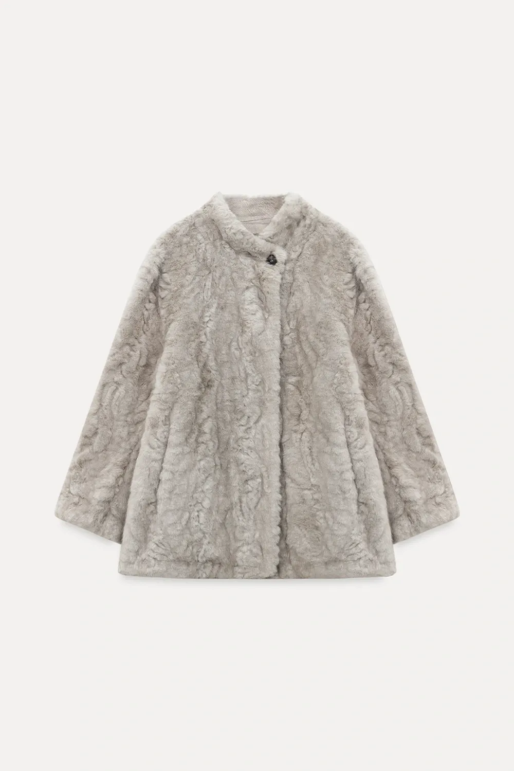 Chic Faux Fur Leather Jacket