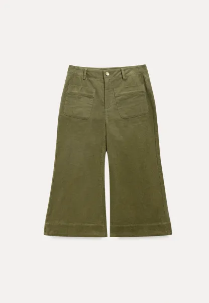 Women Corduroy Wide Leg Pants