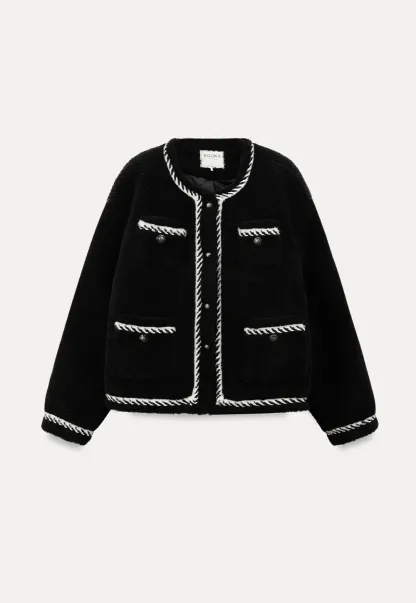 Chanel-Inspired Woven Quilted Short Jacket