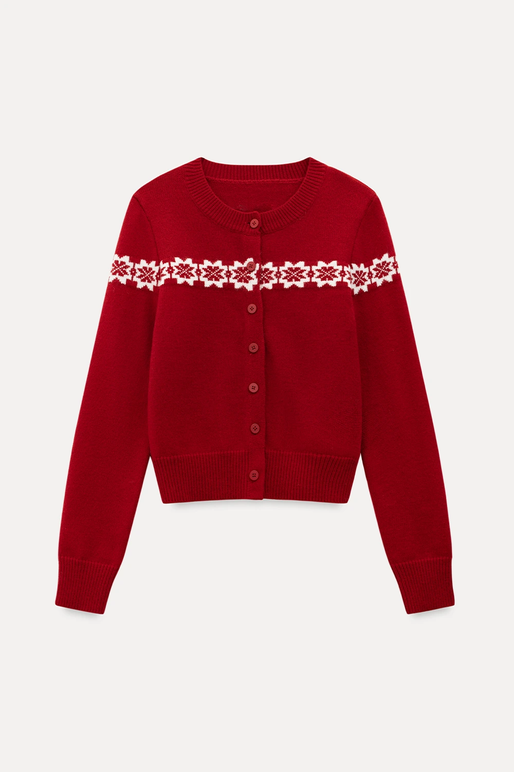 Fair Isle Sweater & Cardigan Set