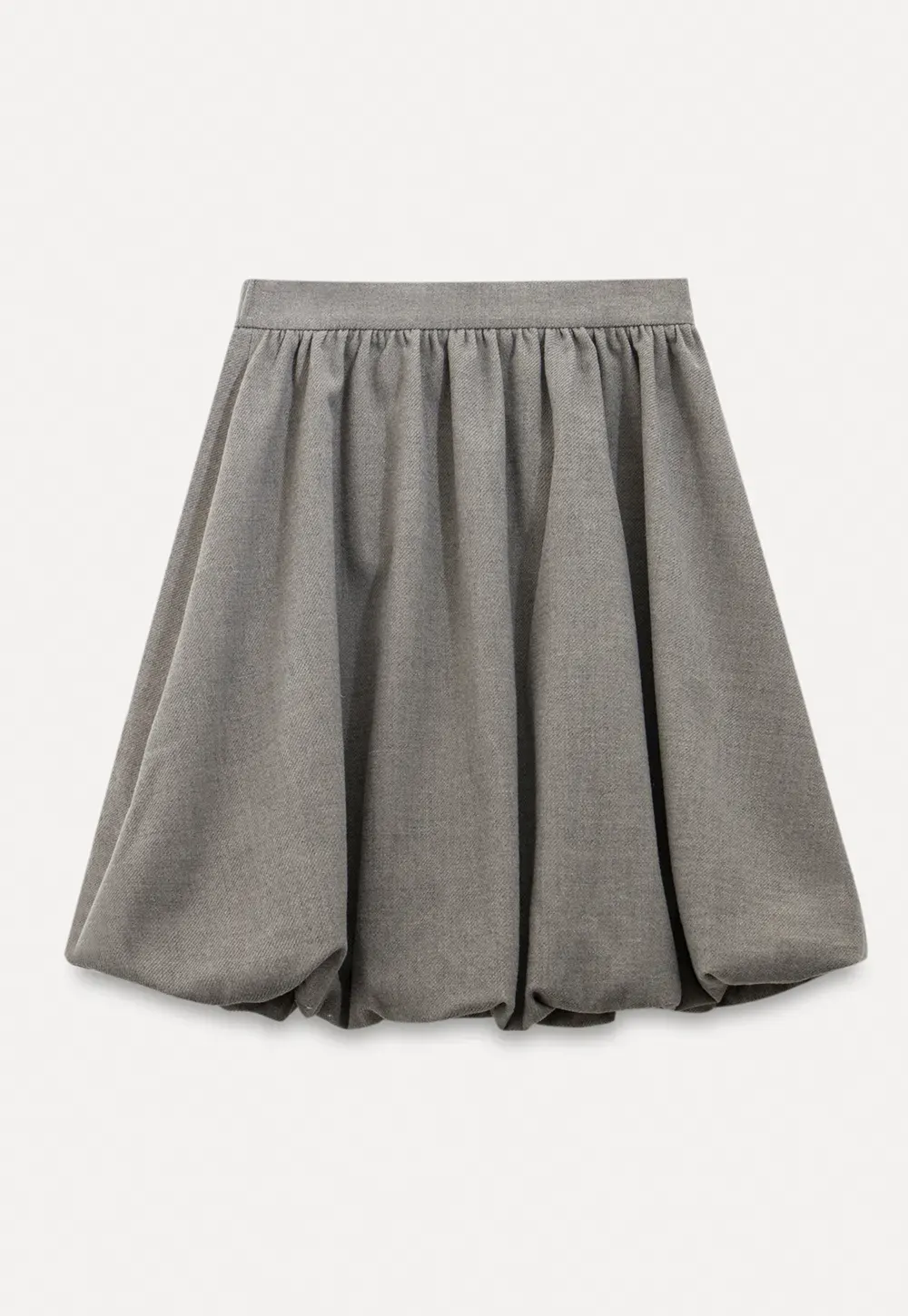 Bubble Hem Mini Skirt