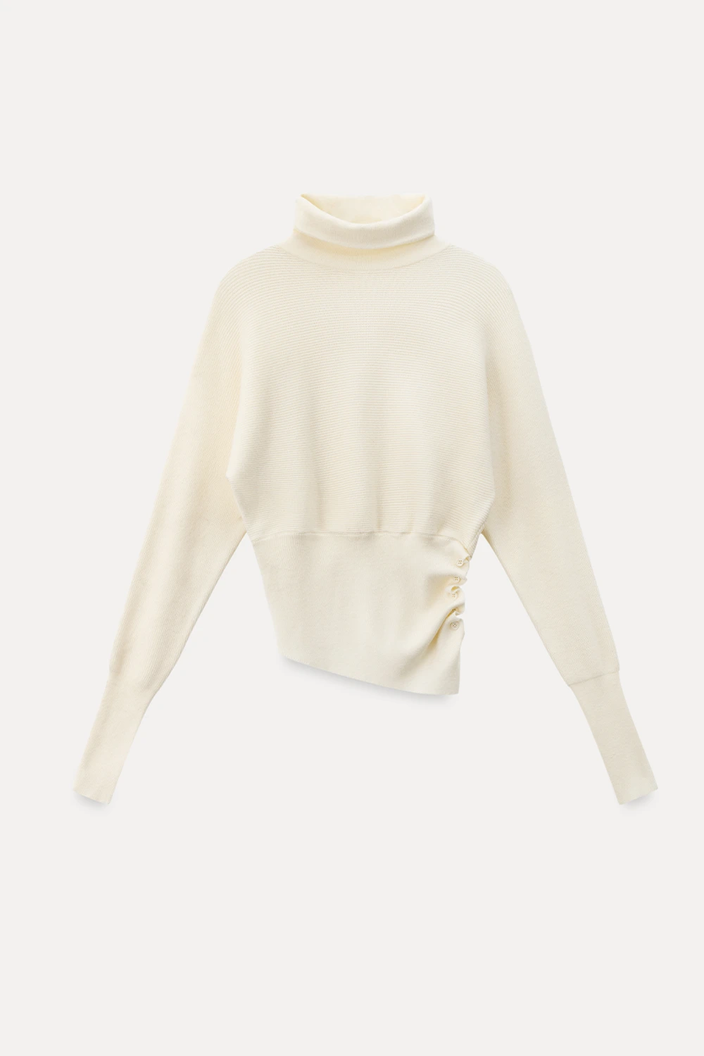 Elegant Knit Top & Flared Skirt Set