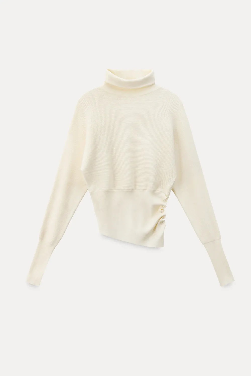 Elegant Knit Top & Flared Skirt Set