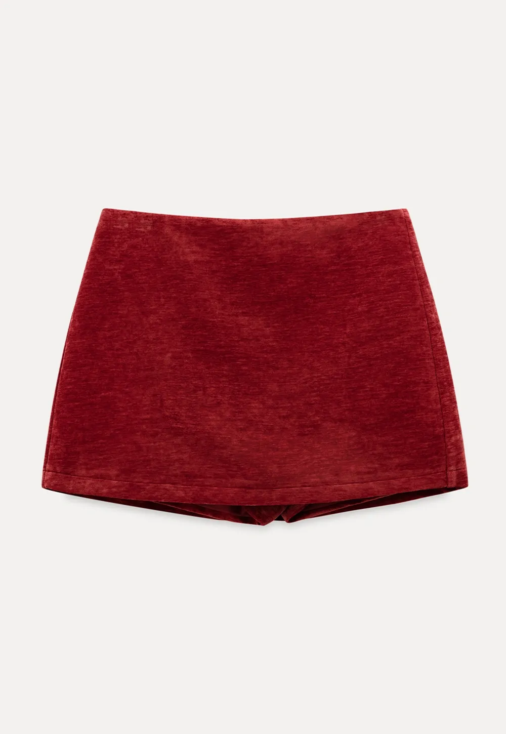 Women Velvet Mini Skirt for Winter