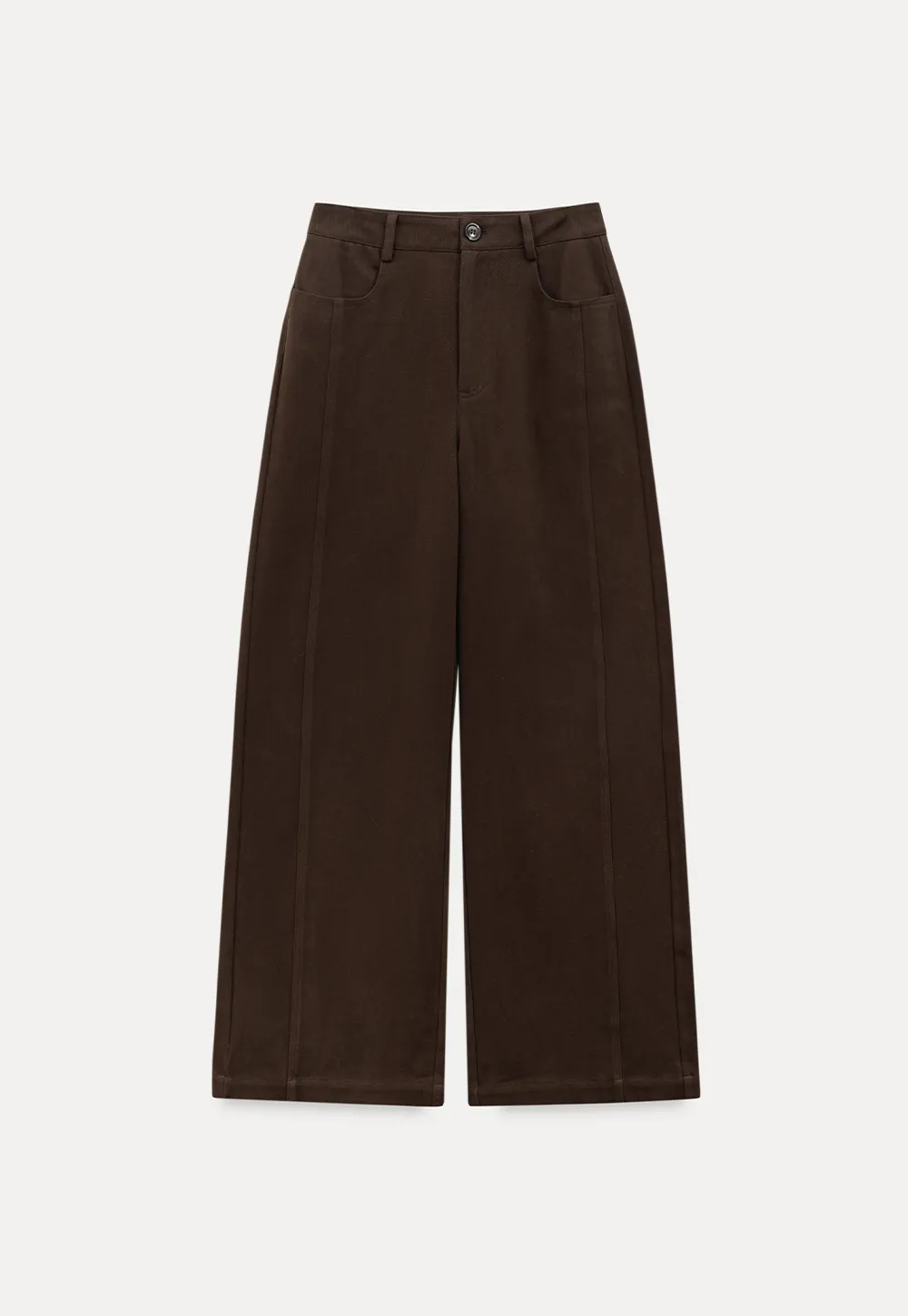 Wide-Leg Suit Trousers
