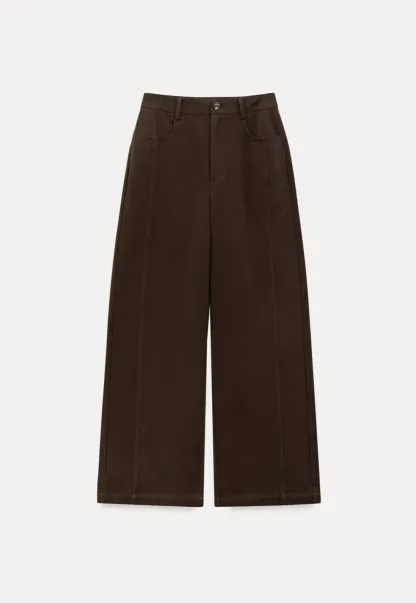 Wide-Leg Suit Trousers