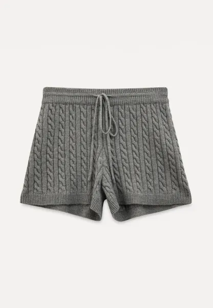 Cable-Knit Shorts