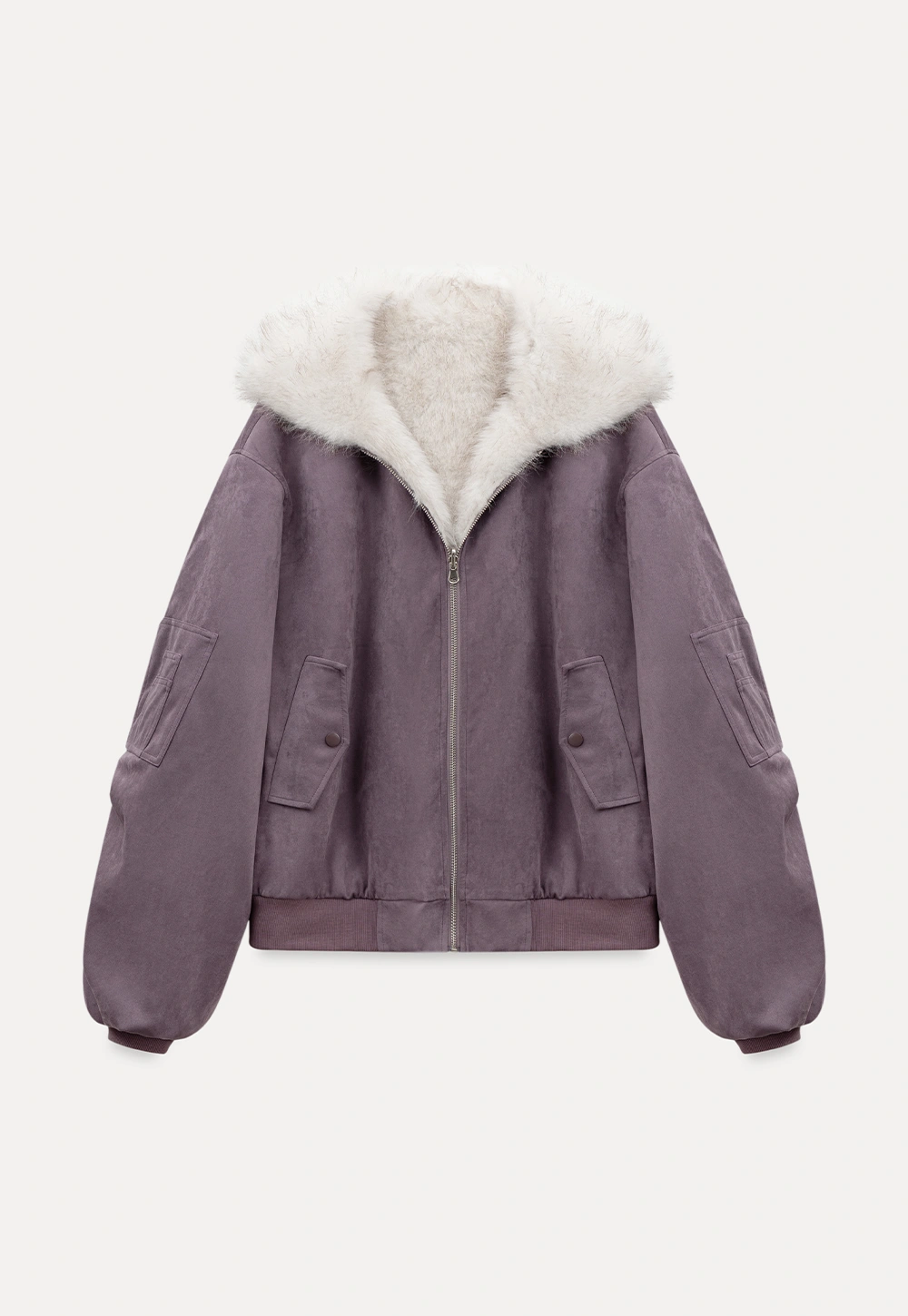 Women Double-Sided Fuzzy Coat