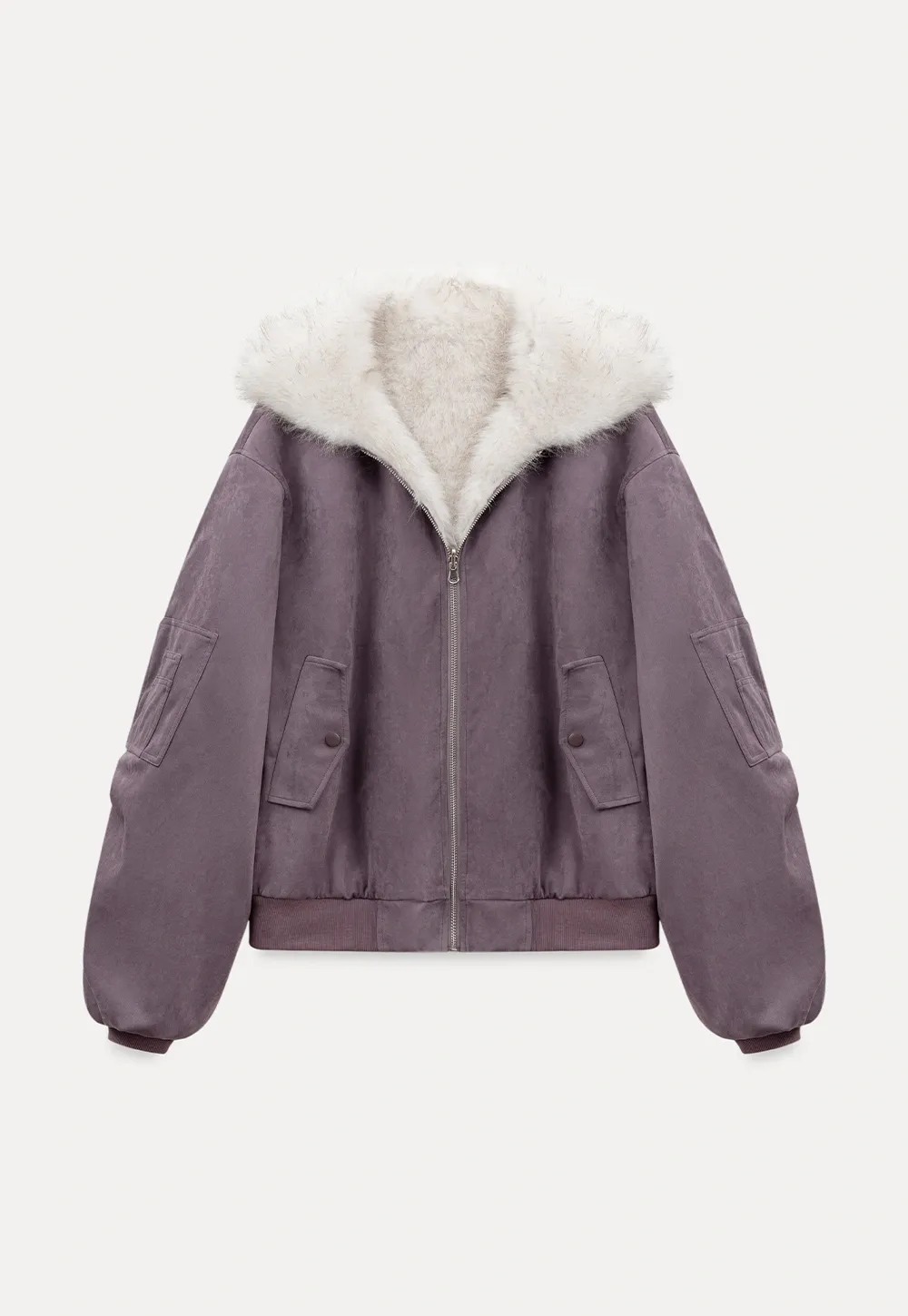 Women Double-Sided Fuzzy Coat