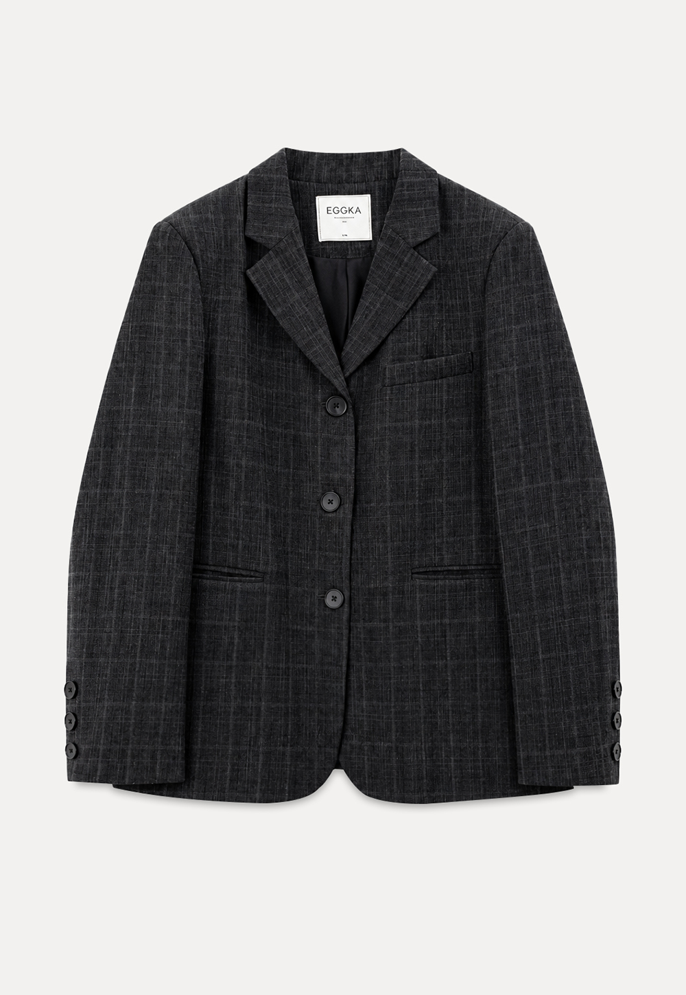 Oversized Plaid Blazer Suit