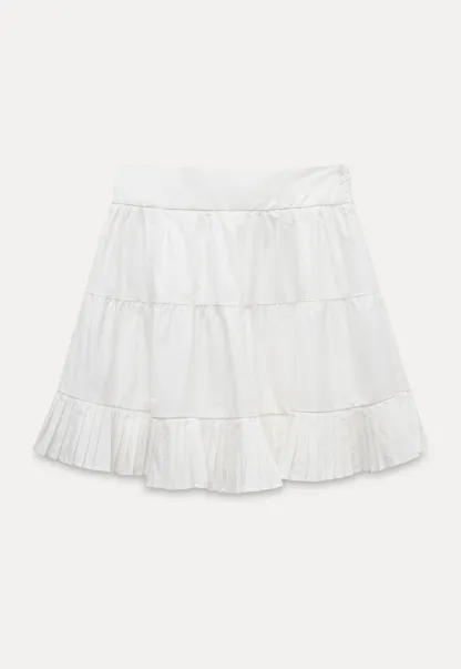 White Collared Button-Up Top