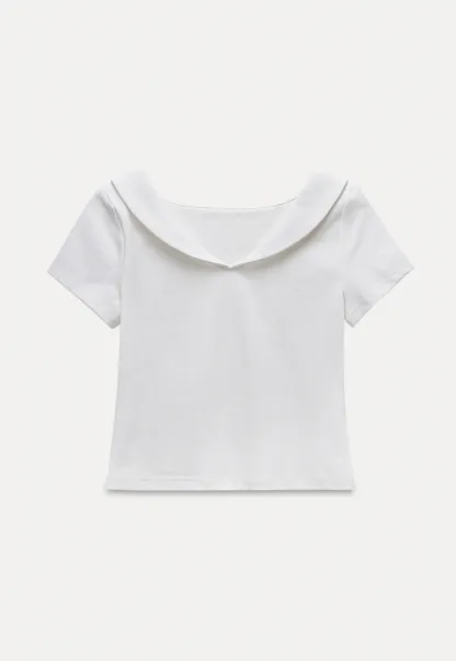 Women's V-Neck Cropped Top