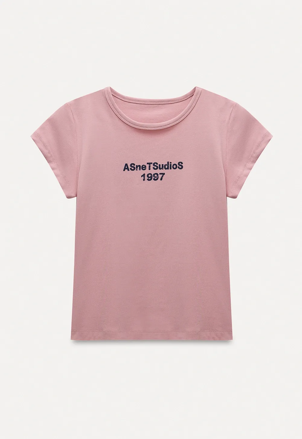 Slim Fit Contrast Letter Tee for Women