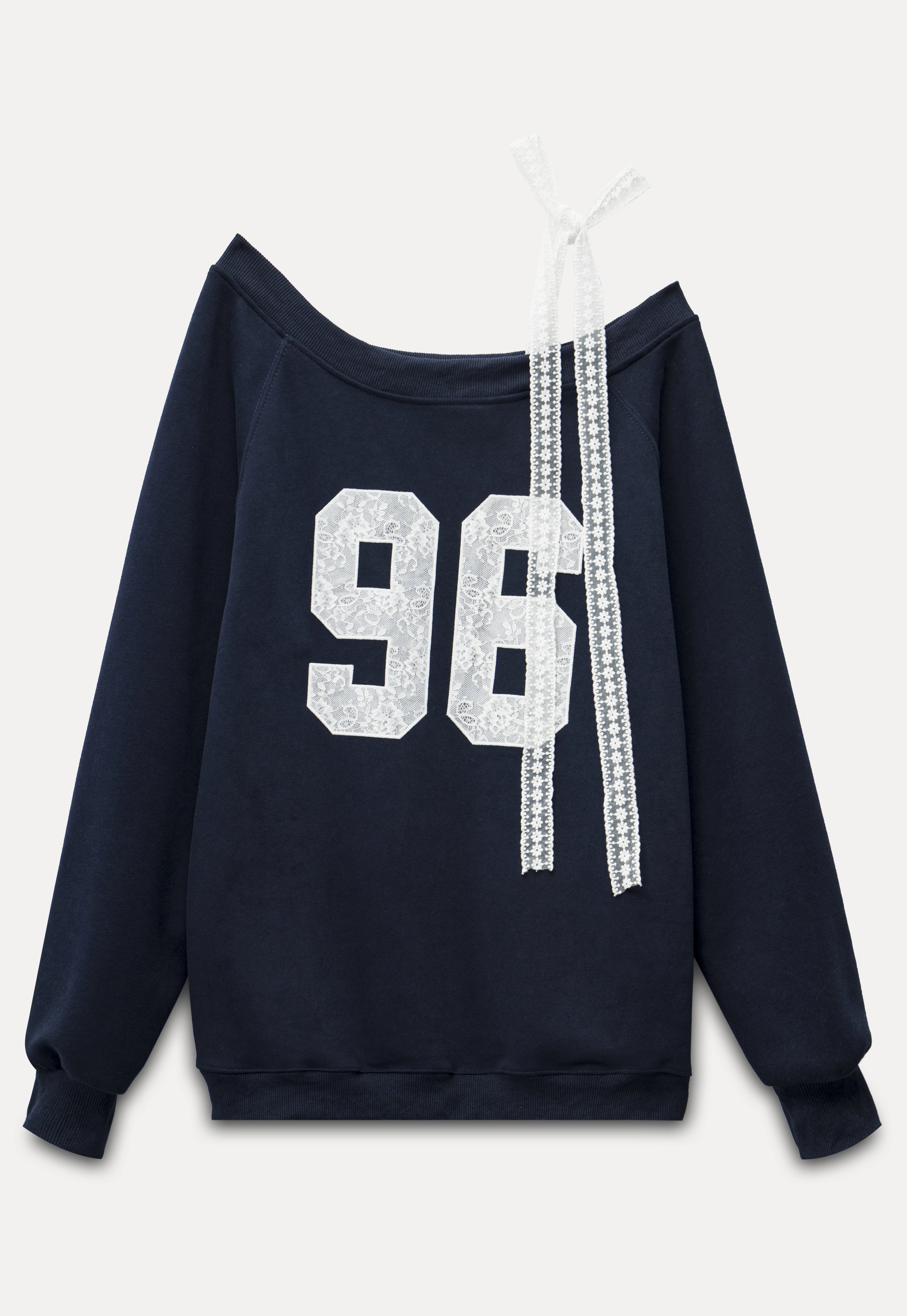 ACYM A logo off shoulder スウェット ACYM A logo off shoulder スウェット