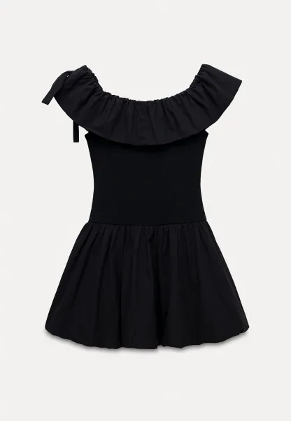 Women’s Cute Off Shoulder Ruffle Dress