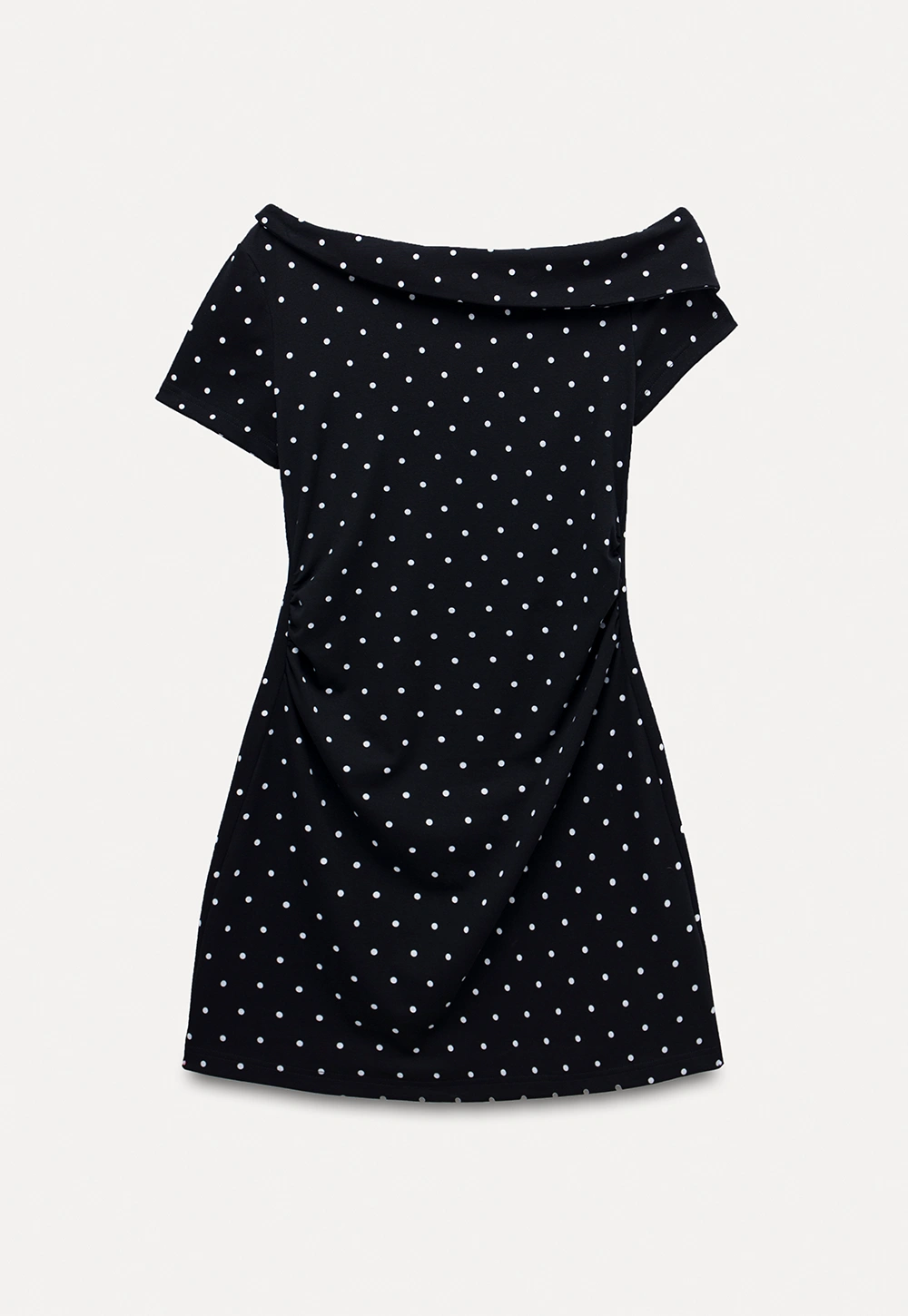 Women’s One Shoulder Polka Dot Mini Dress