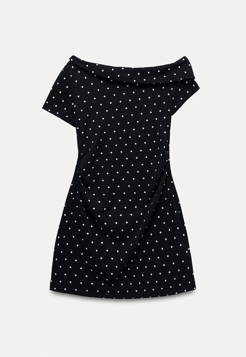 Women’s One Shoulder Polka Dot Mini Dress