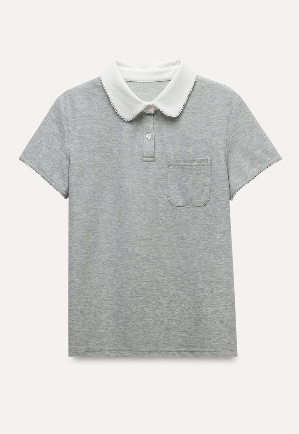 Women’s Contrast Collar Polo T-Shirt