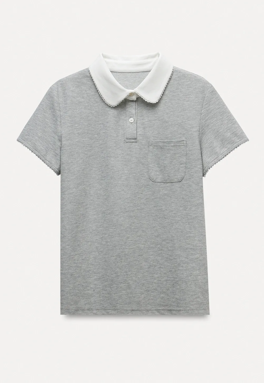 Women’s Contrast Collar Polo T-Shirt