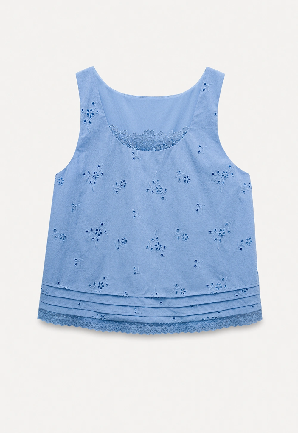 Women’s Eyelet Embroidered Tank Top 