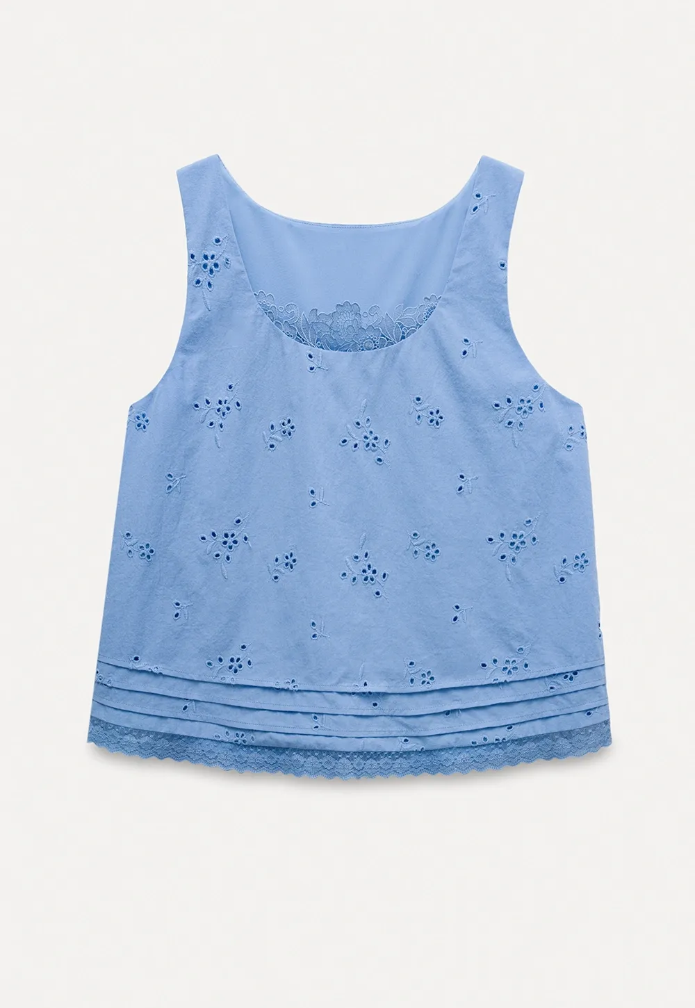 Women’s Eyelet Embroidered Tank Top