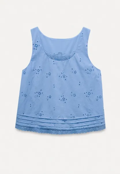 Women’s Eyelet Embroidered Tank Top 