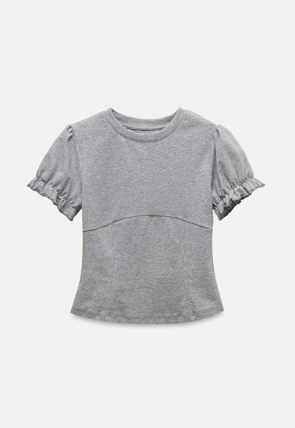 Women’s Puff Sleeve Fitted T-Shirt 