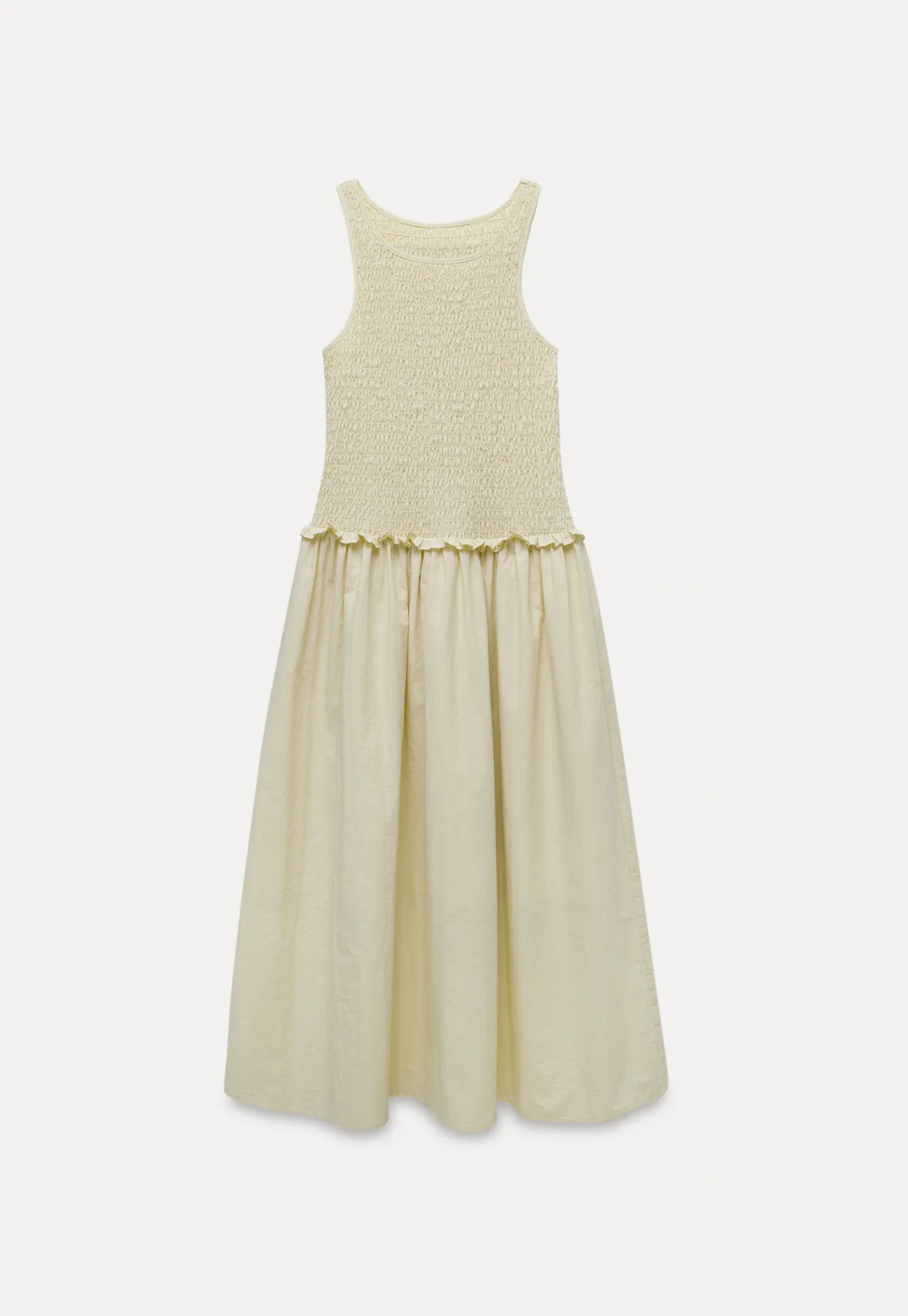 Women's Sleeveless Smocked Midi Dress