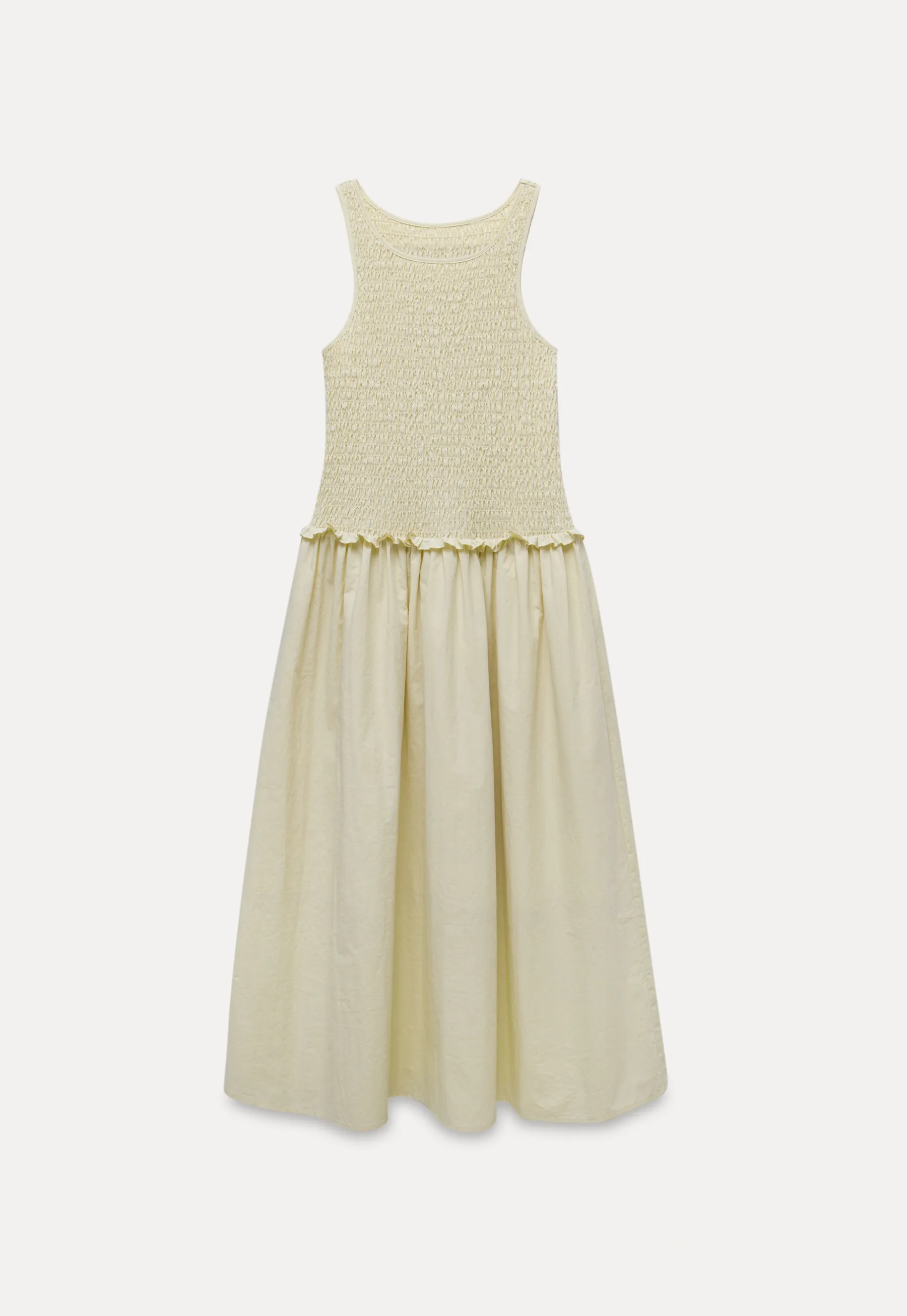 Women's Sleeveless Smocked Midi Dress