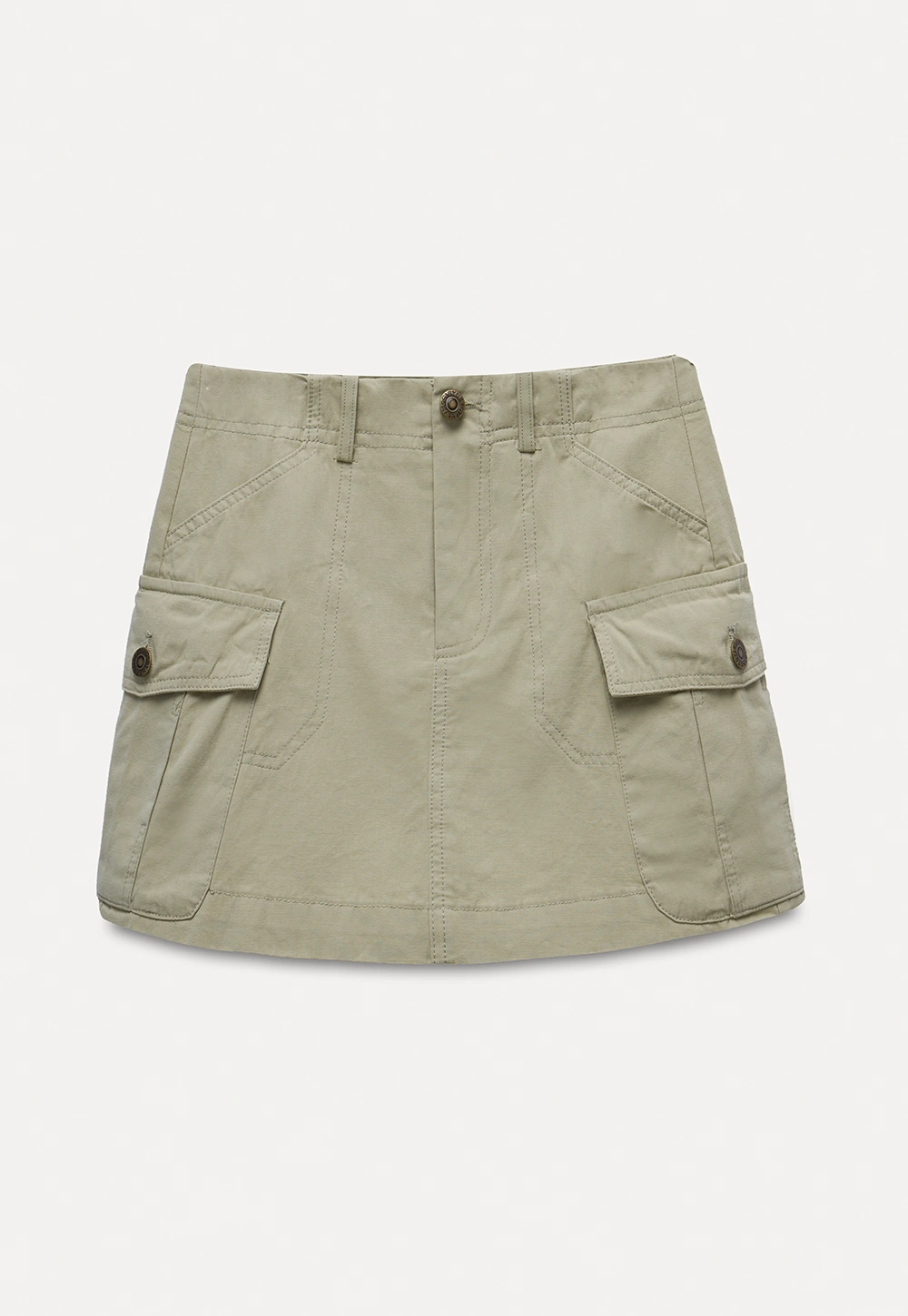 Women’s Cargo Mini Skirt with Flap Pockets