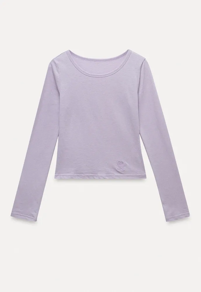 Women’s Cropped Long-Sleeve Tee