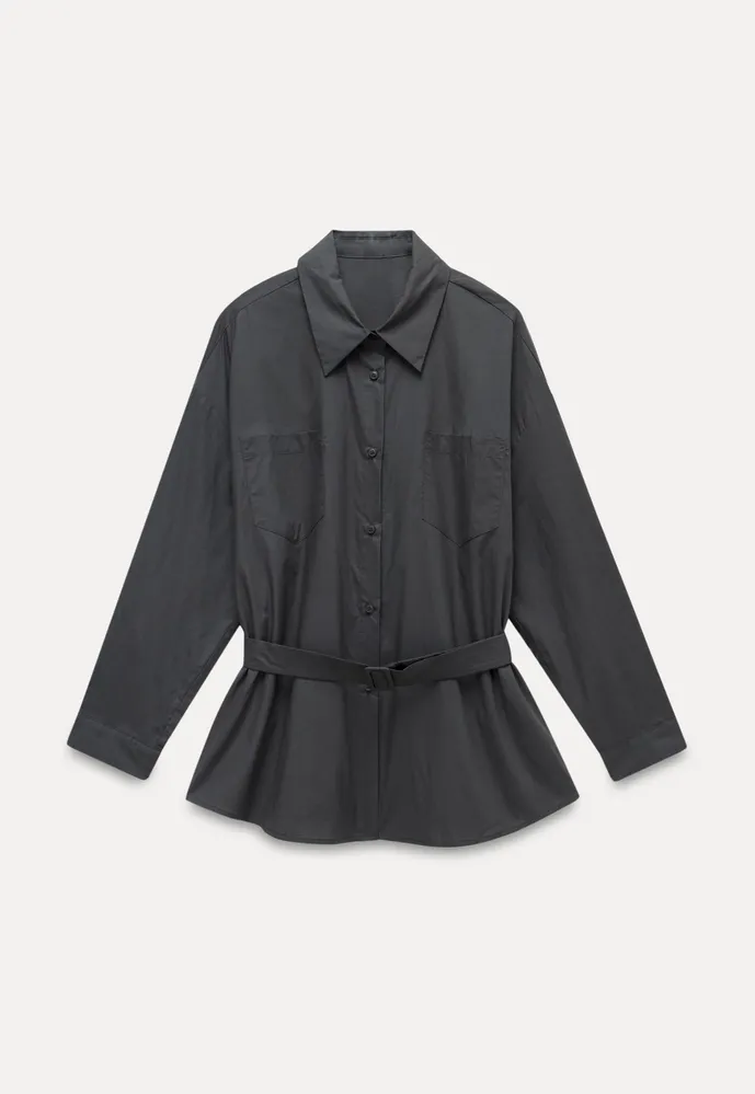Belted Utility Shirt