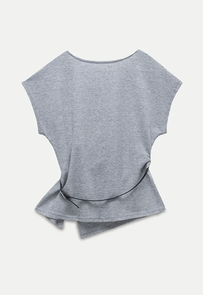 Women’s Asymmetrical Side-Twist Tee