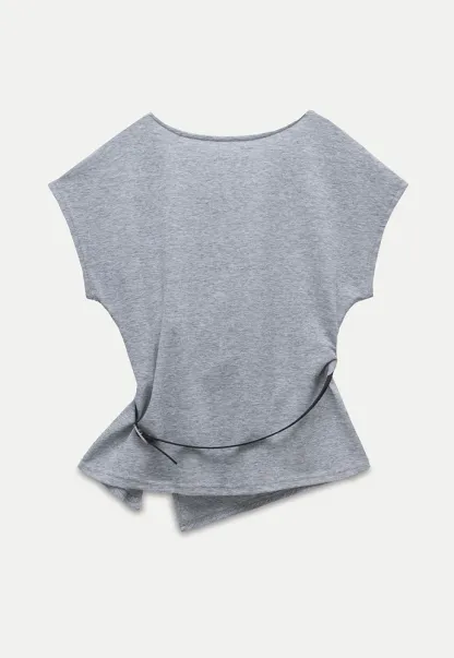 Women’s Asymmetrical Side-Twist Tee