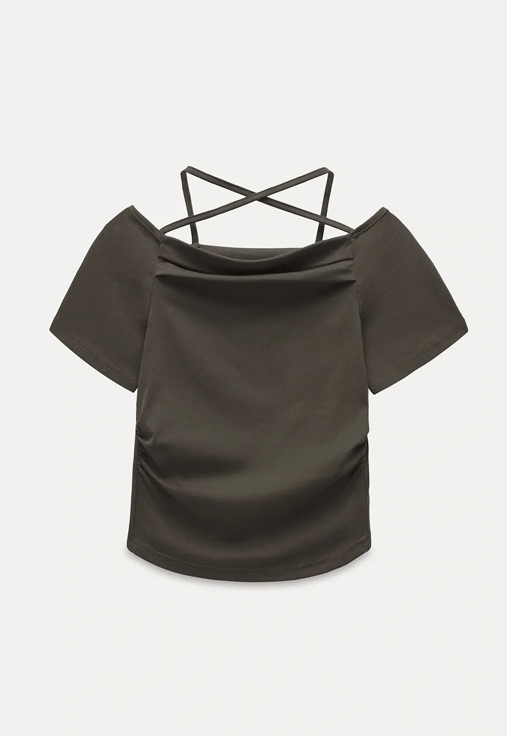 Strappy Off-Shoulder Tee
