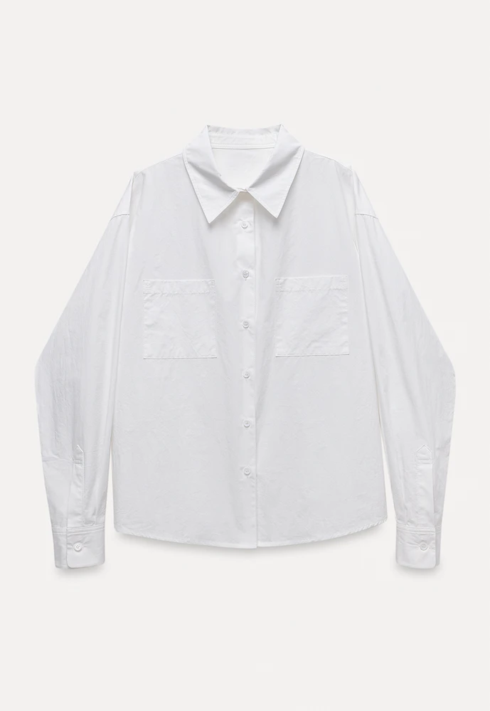 Boxy Two-Pocket Shirt