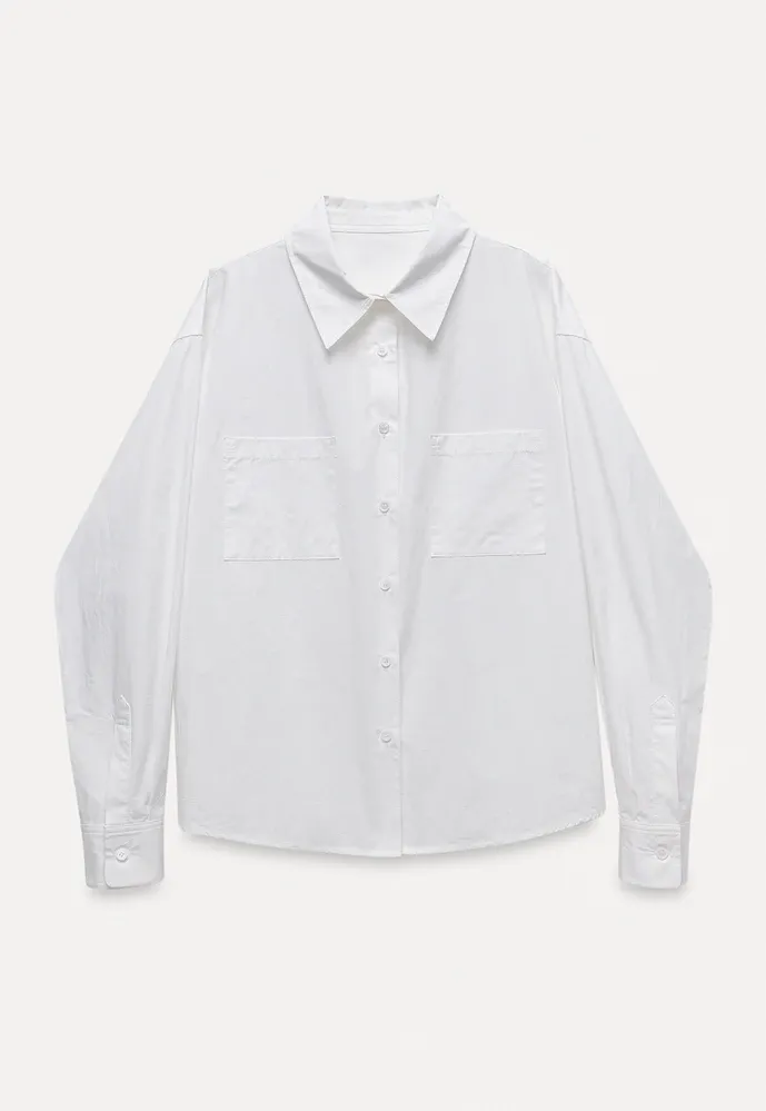 Boxy Two-Pocket Shirt